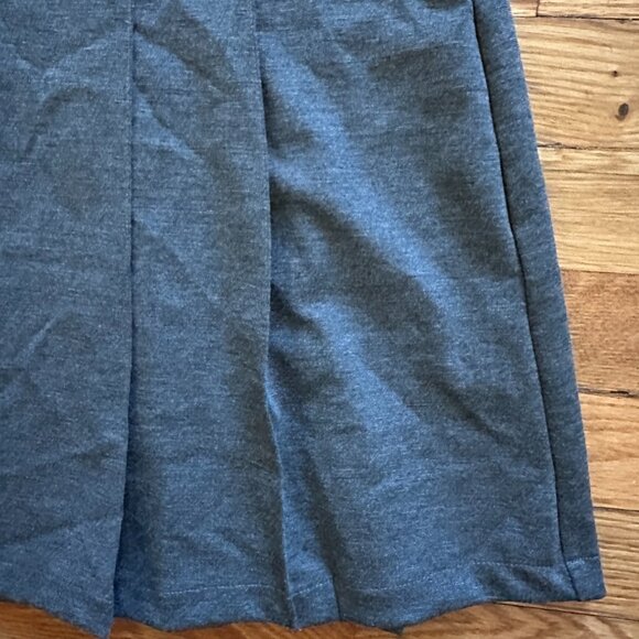 Lands’ End Girls' School Uniform Skirt - EUC, Grey, Size 14, Pull-On Style - Picture 3 of 7